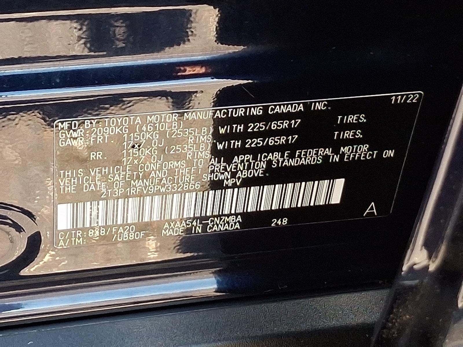 2023 Toyota RAV4 XLE AWD (Natl)