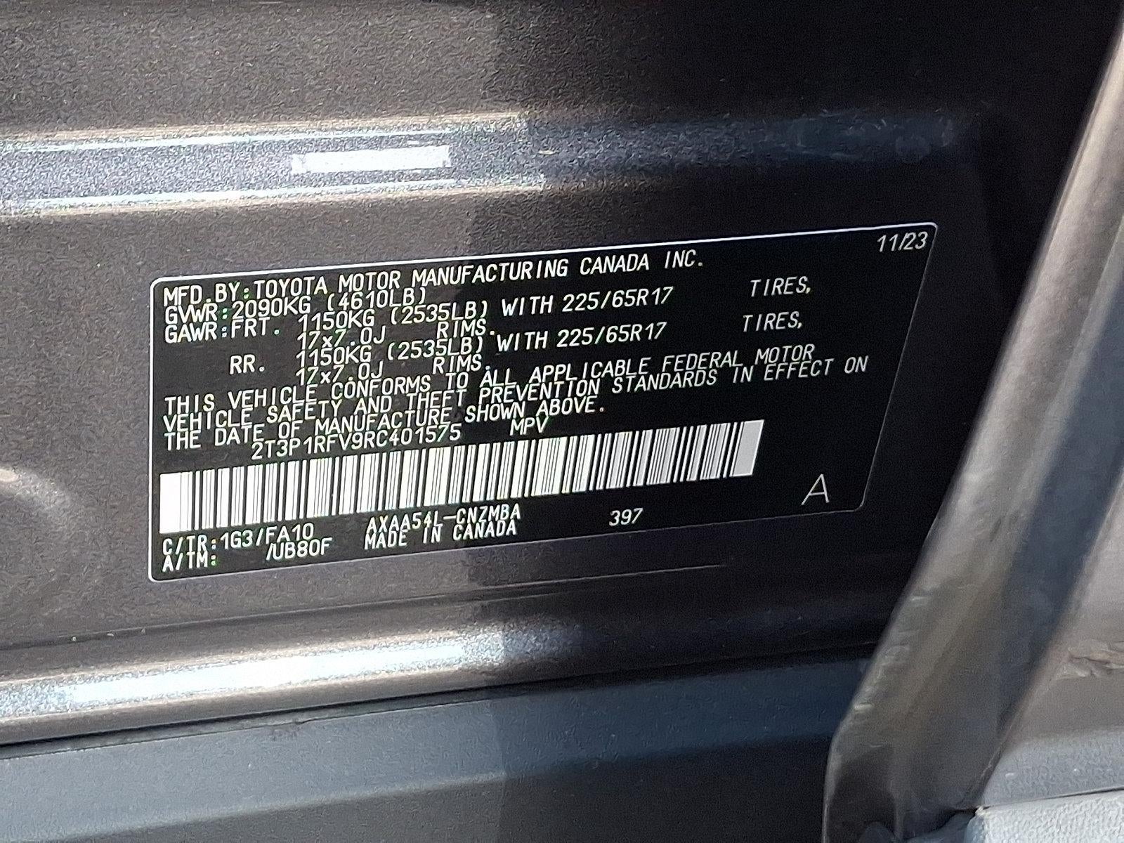 2024 Toyota RAV4 XLE AWD (Natl)