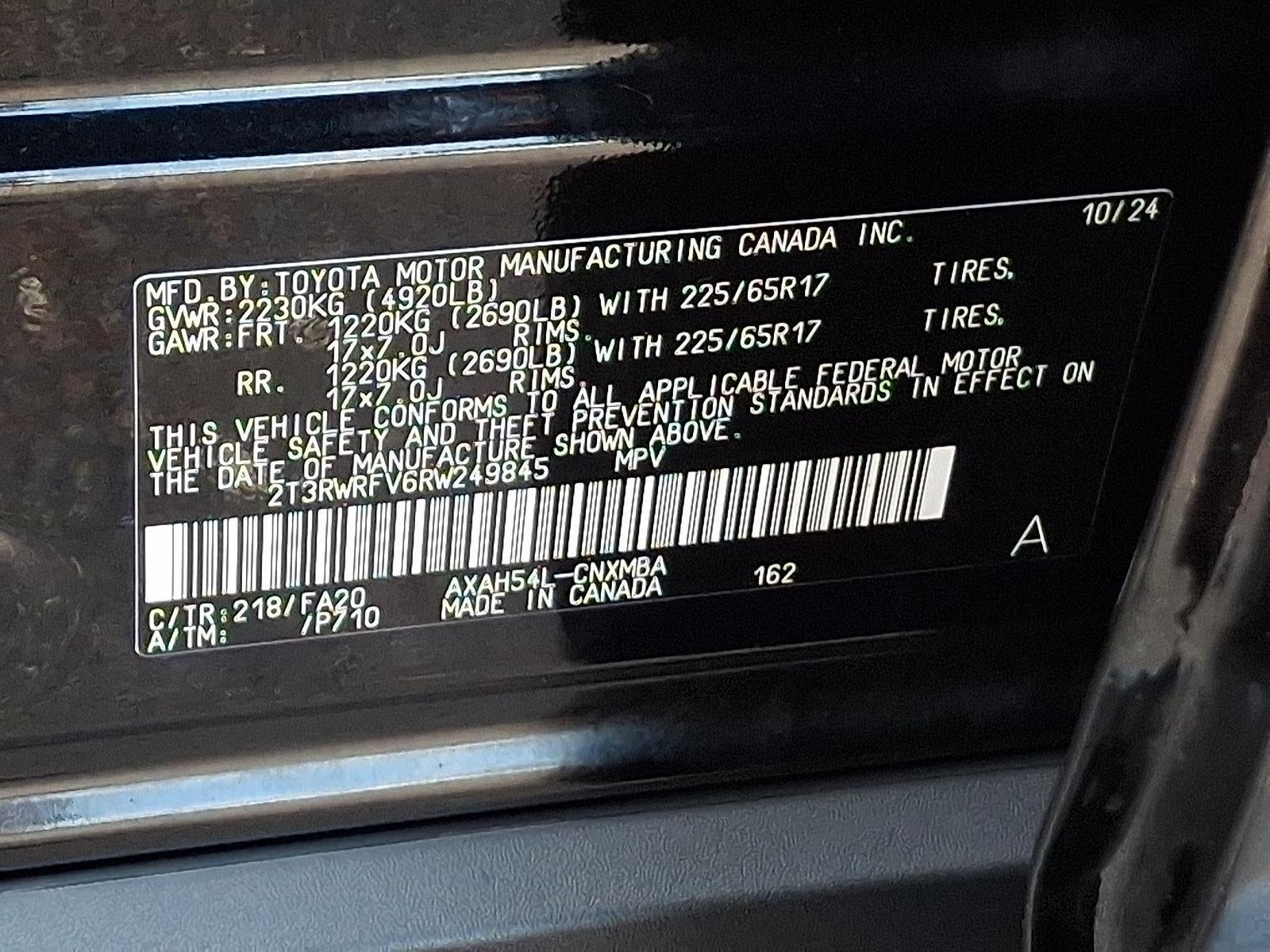 2024 Toyota RAV4 Hybrid XLE AWD (Natl)