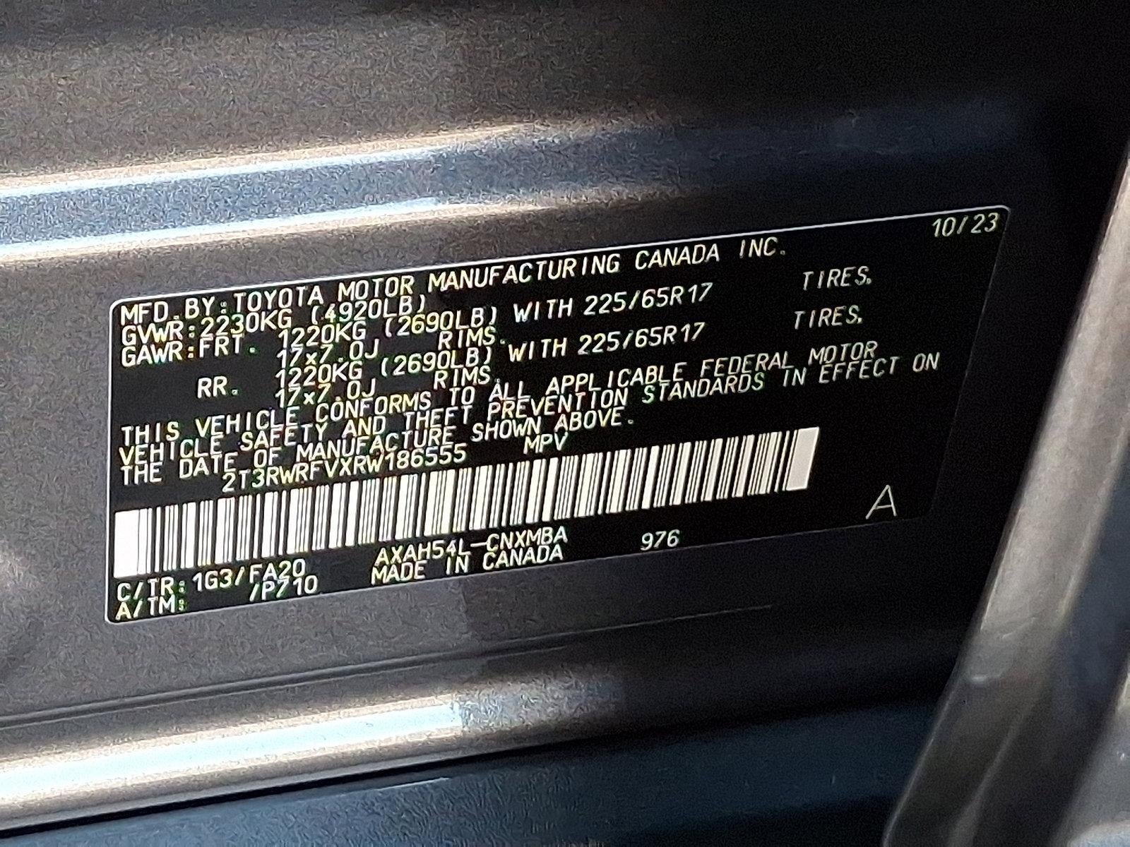 2024 Toyota RAV4 Hybrid XLE AWD (Natl)