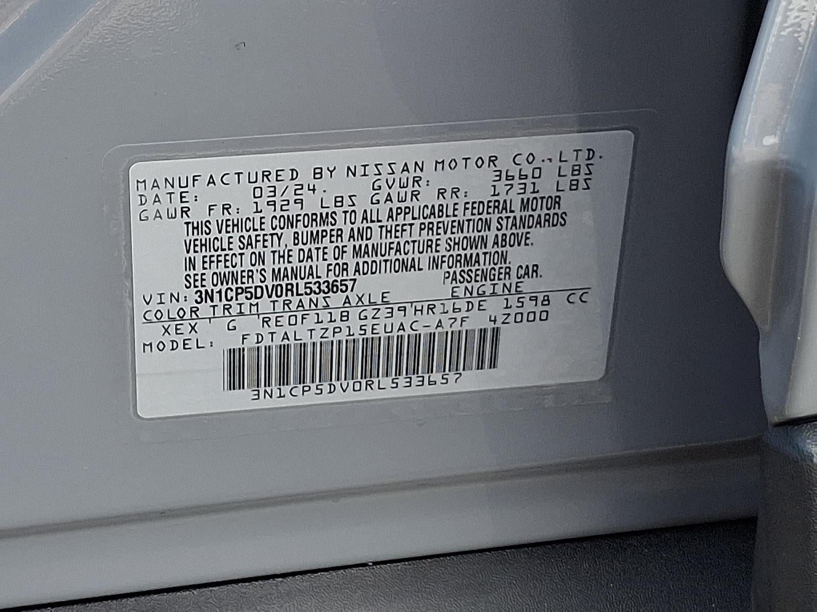 2024 Nissan Kicks SR FWD