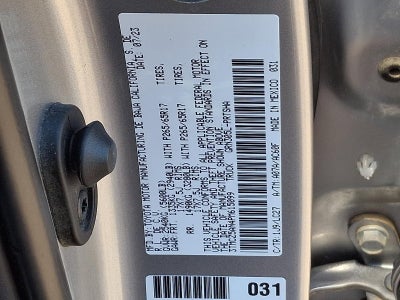 2023 Toyota Tacoma 4WD 4WD TRD Sport Double Cab 5' Bed V6 AT (Natl)