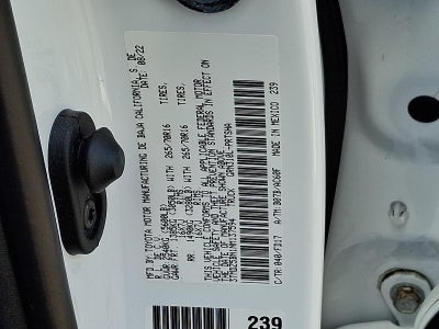 2022 Toyota Tacoma 4WD 4WD TRD Off Road Double Cab 6' Bed V6 AT (Natl)