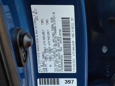 2017 Toyota Tacoma TRD Sport Double Cab 6' Bed V6 4x4 AT (Natl)