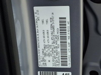 2026 Toyota Tacoma 4WD 4WD TRD Sport Double Cab 5' Bed AT (Natl)