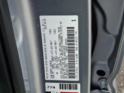 2025 Toyota Tacoma 4WD 4WD TRD Off Road Double Cab 5' Bed AT (Natl)