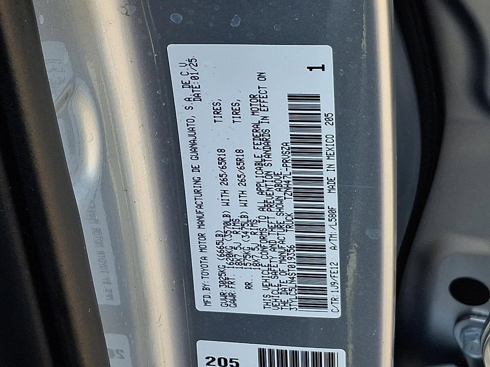 2025 Toyota Tacoma 4WD 4WD TRD Sport Hybrid Double Cab 5' Bed AT (Natl)