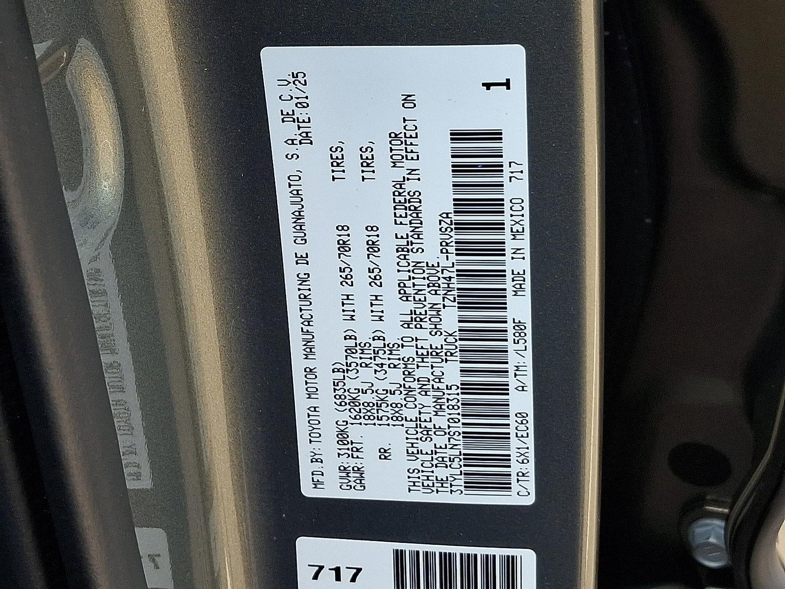 2025 Toyota Tacoma 4WD 4WD Trailhunter Hybrid Double Cab 5' Bed AT (Natl)