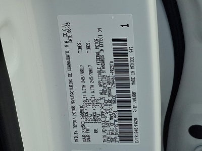 2025 Toyota Tacoma 4WD 4WD SR Double Cab 5' Bed AT (GS)