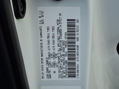 2022 Toyota Tacoma 4WD 4WD SR Access Cab 6' Bed I4 AT (Natl)