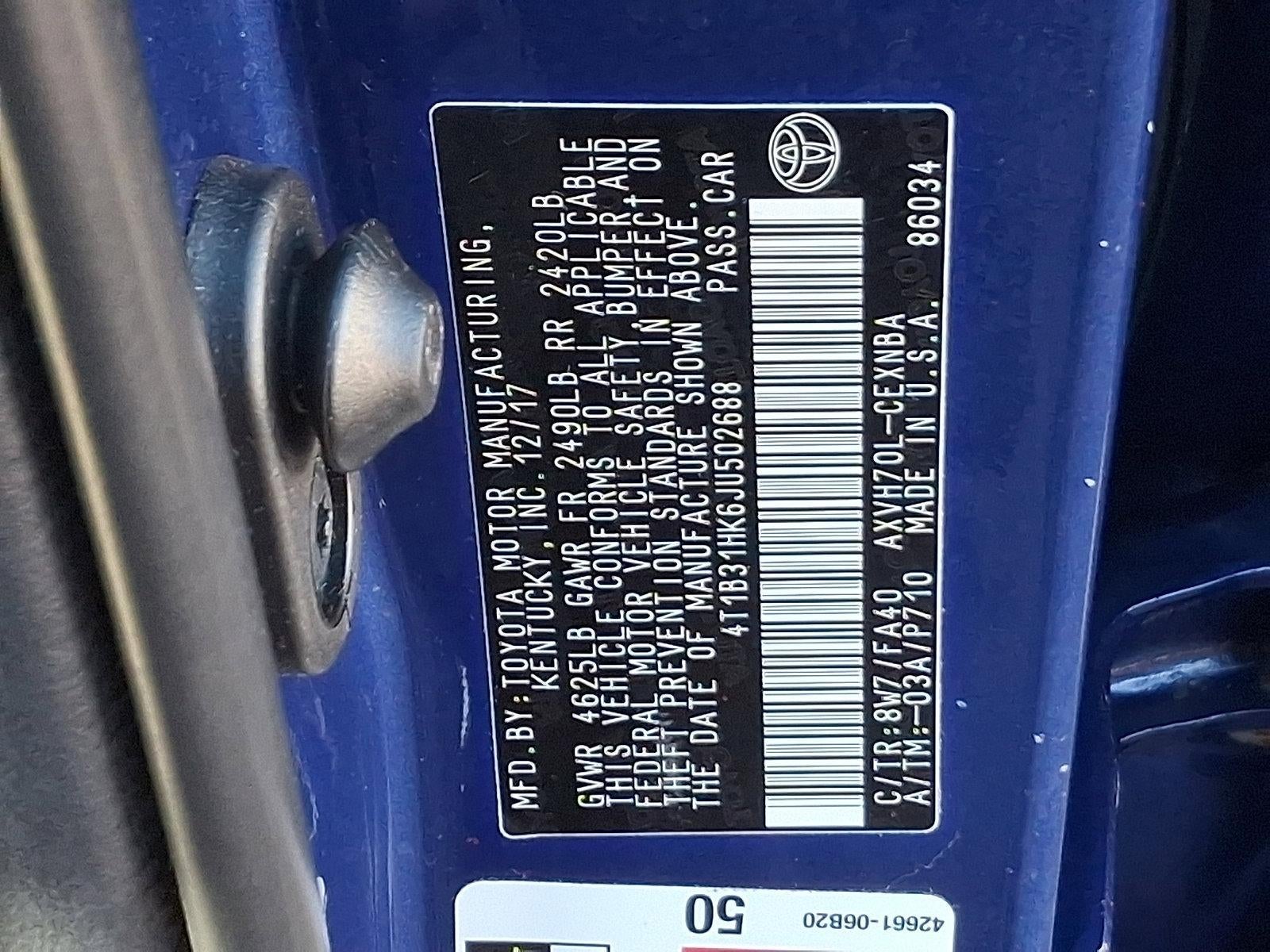 2018 Toyota Camry Hybrid LE CVT (Natl)