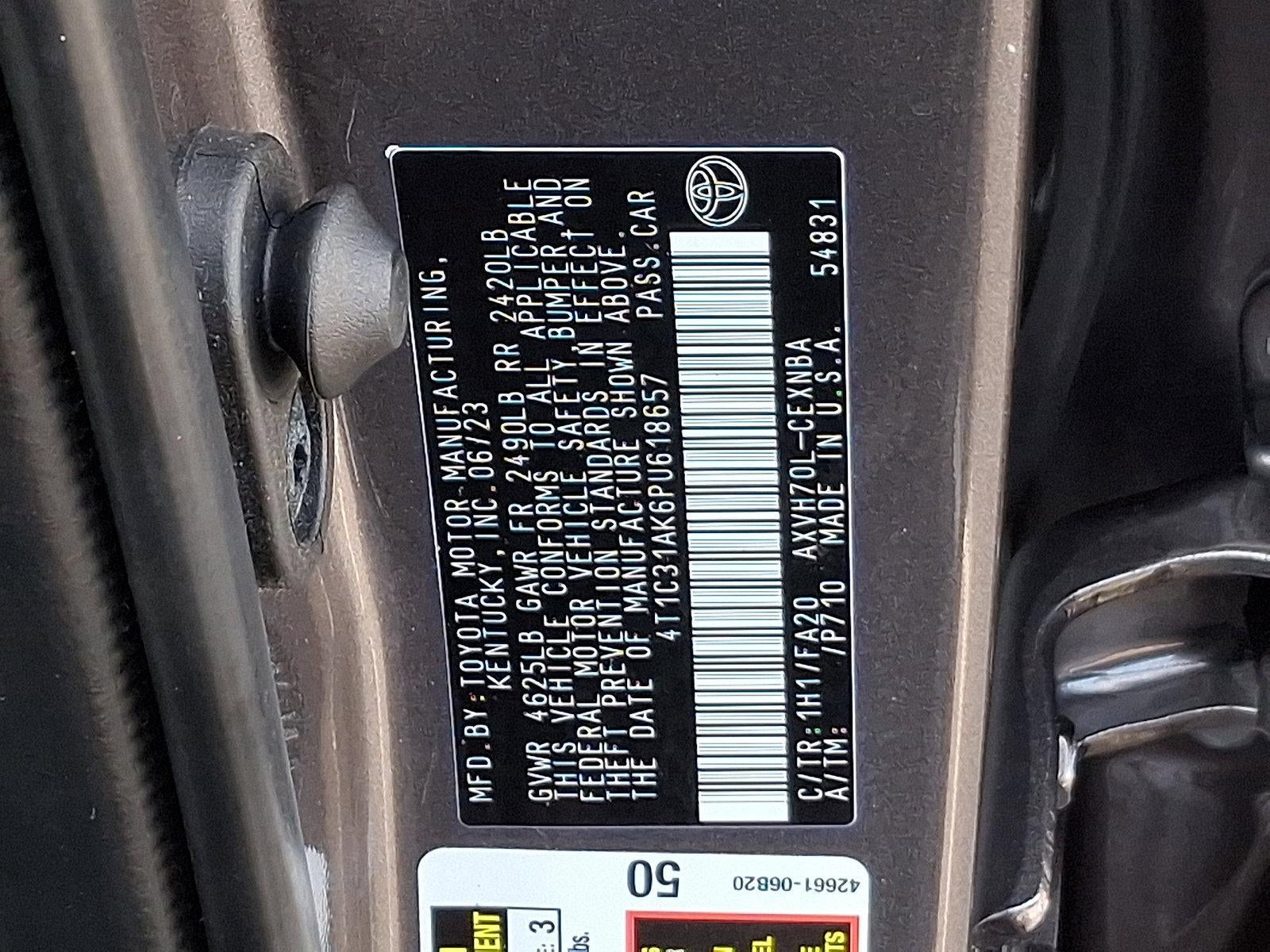 2023 Toyota Camry Hybrid LE CVT (Natl)