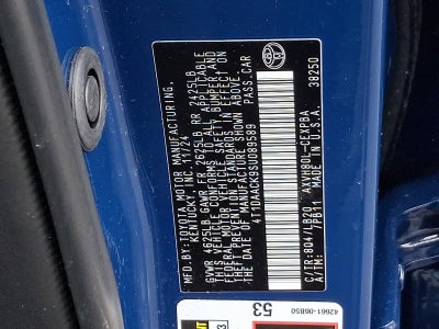 2025 Toyota Camry XSE (Natl)