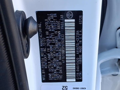 2023 Toyota Camry SE Auto (Natl)