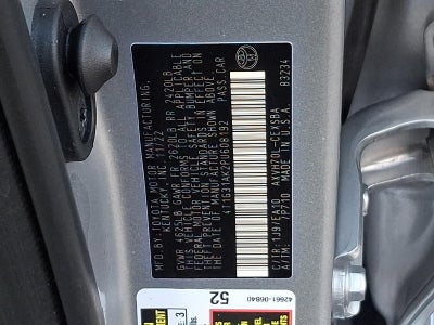 2023 Toyota Camry Hybrid SE CVT (Natl)
