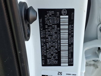 2024 Toyota Camry Hybrid SE CVT (Natl)