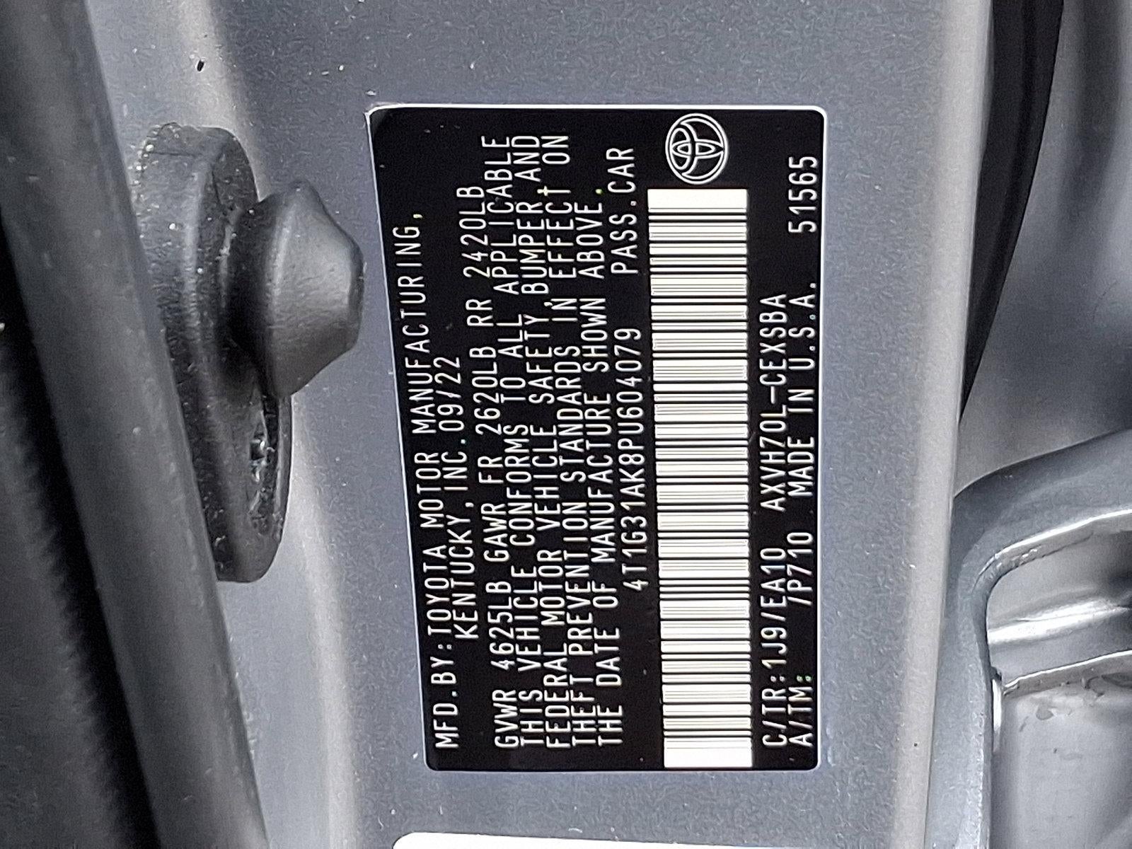 2023 Toyota Camry Hybrid SE CVT (Natl)