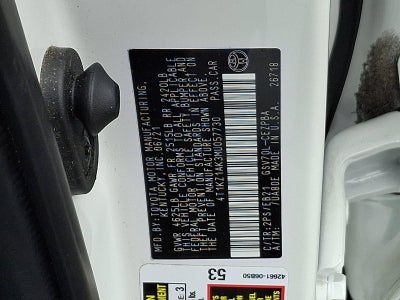 2021 Toyota Camry TRD V6 Auto (Natl)