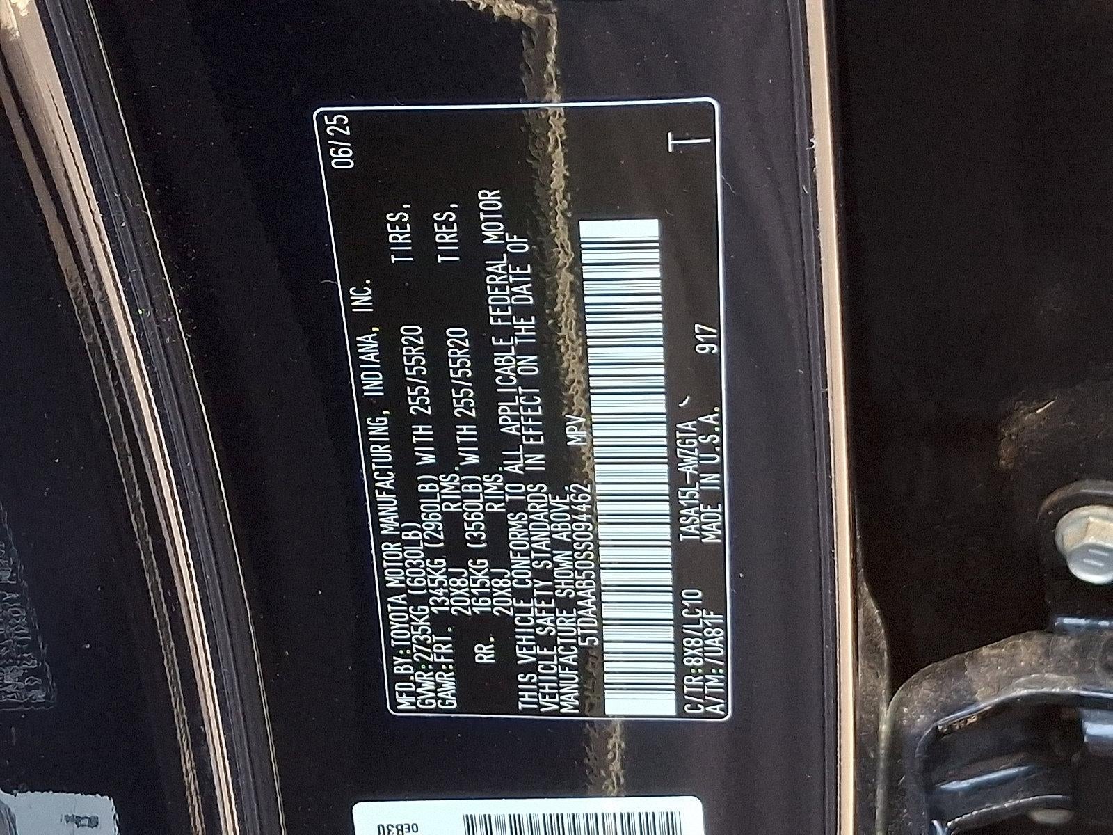 2025 Toyota Grand Highlander Limited AWD (Natl)