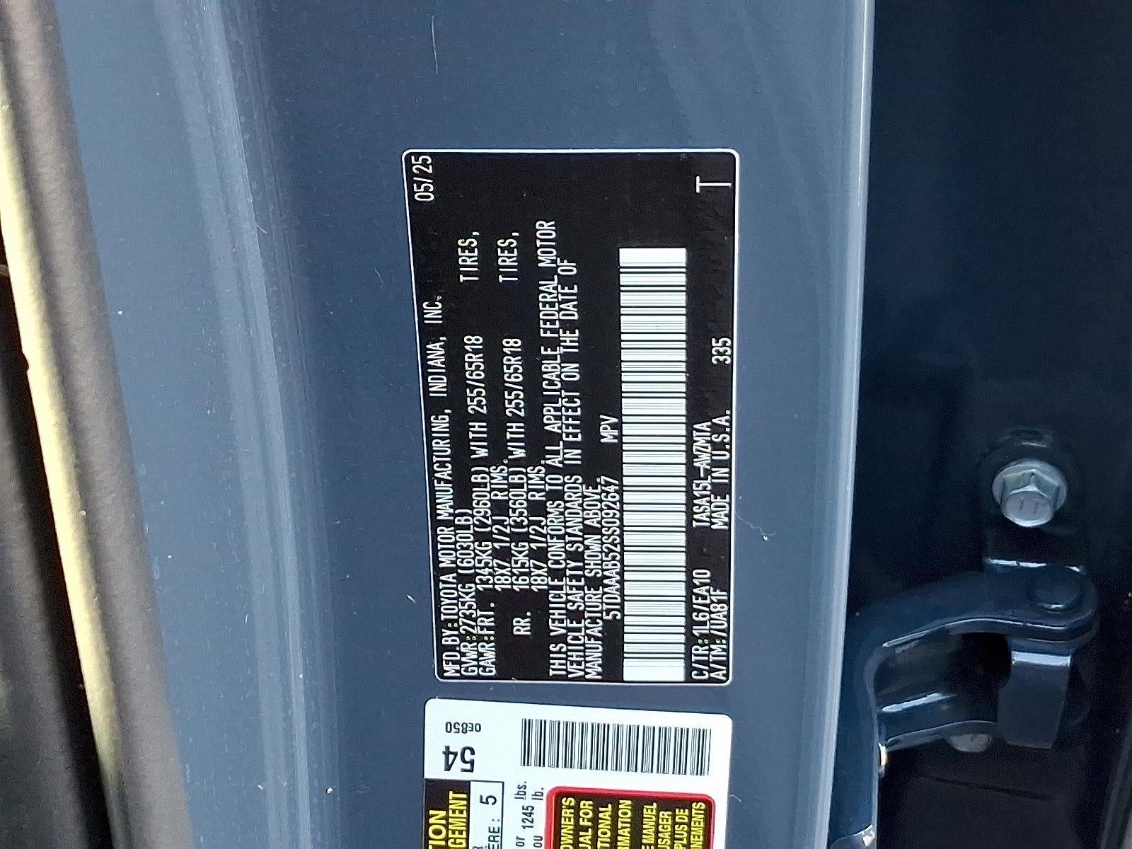 2025 Toyota Grand Highlander XLE AWD (Natl)