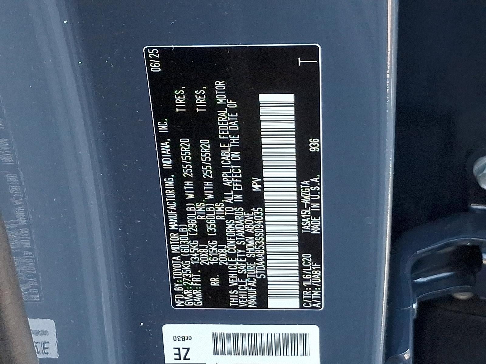 2025 Toyota Grand Highlander Limited AWD (Natl)