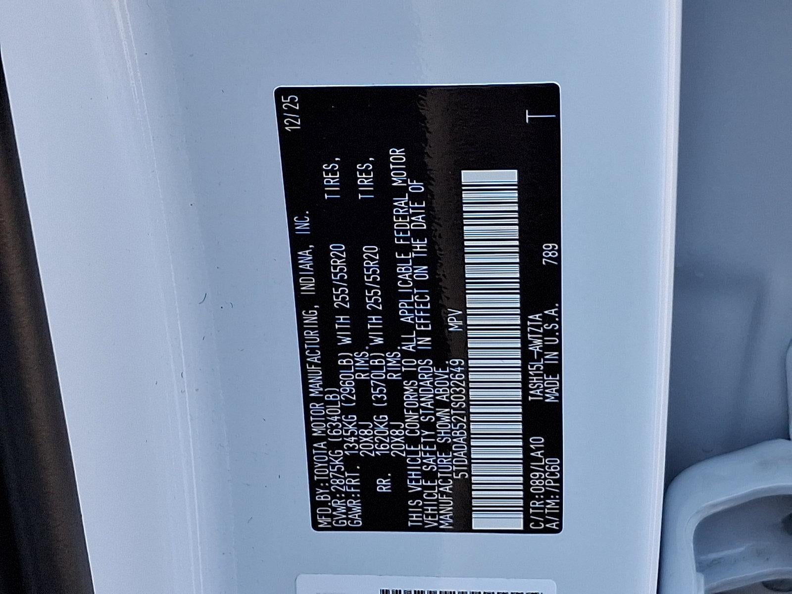 2026 Toyota Grand Highlander Hybrid MAX Platinum AWD (Natl)