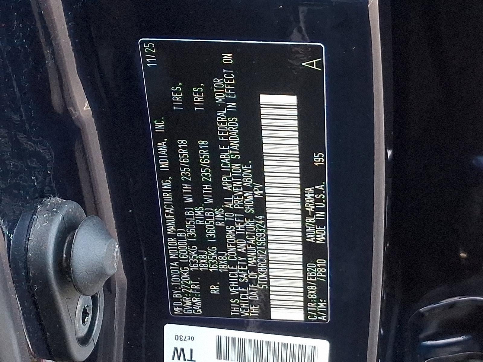 2026 Toyota Highlander Hybrid XLE AWD (Natl)