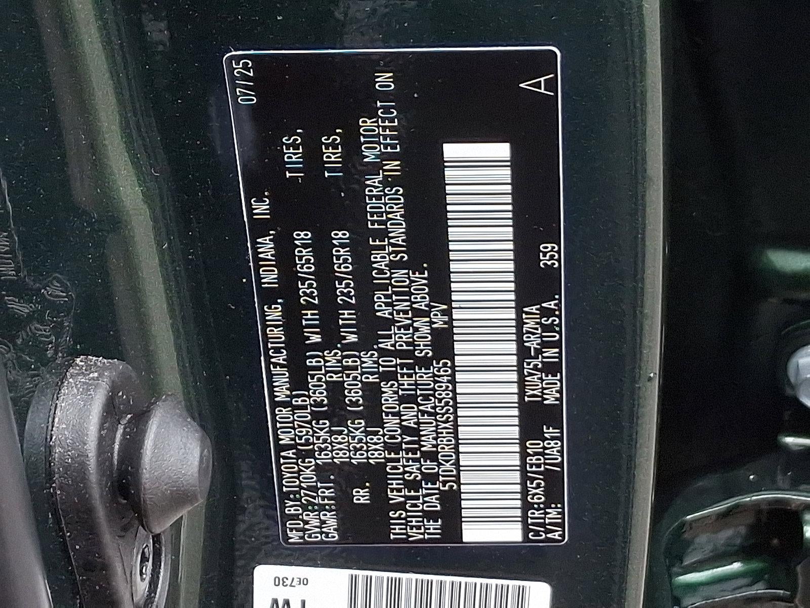 2025 Toyota Highlander XLE AWD (Natl)