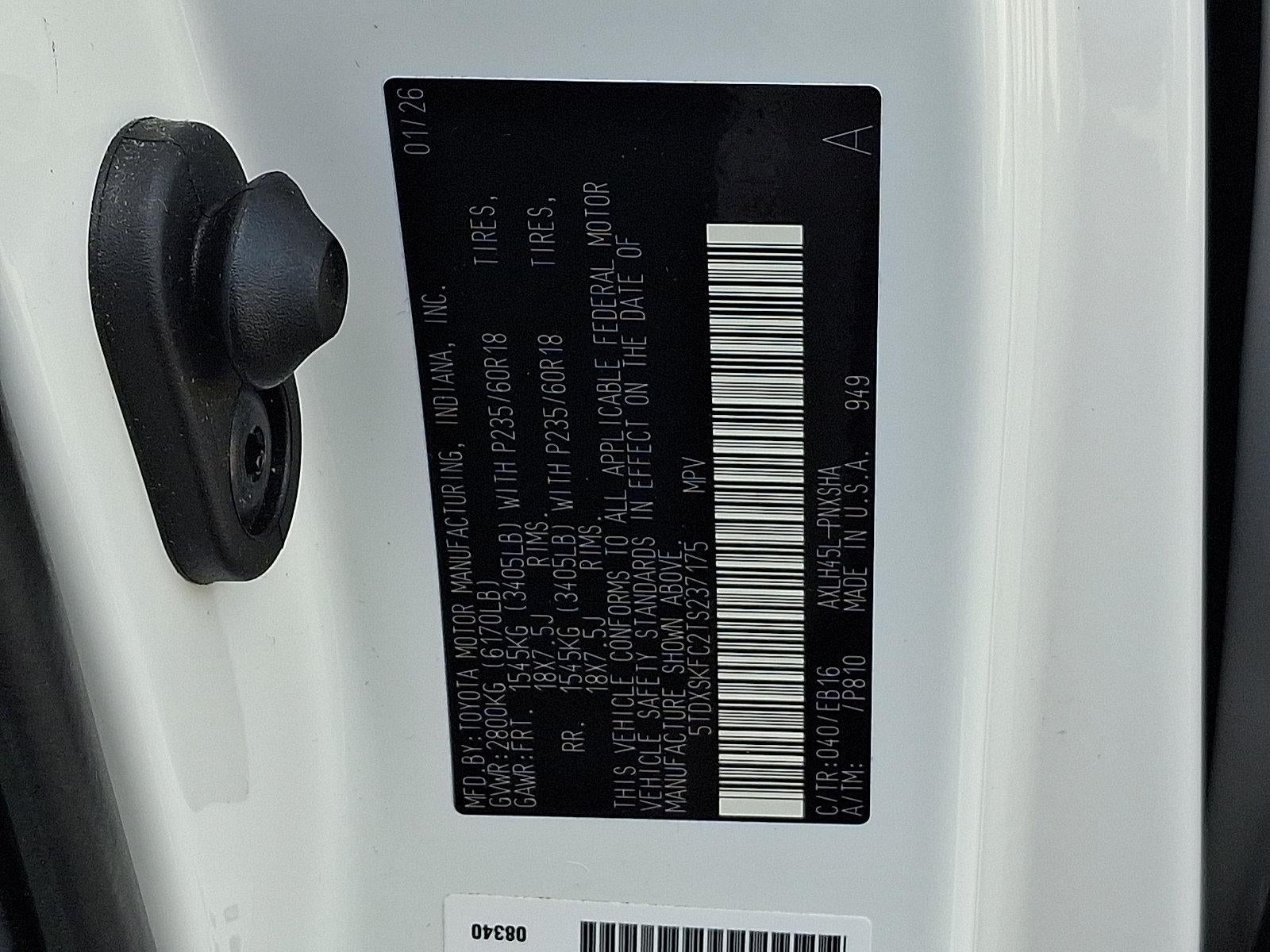 2026 Toyota Sienna XSE AWD 7-Passenger (Natl)
