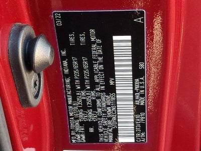 2022 Toyota Sienna XLE FWD 7-Passenger (Natl)