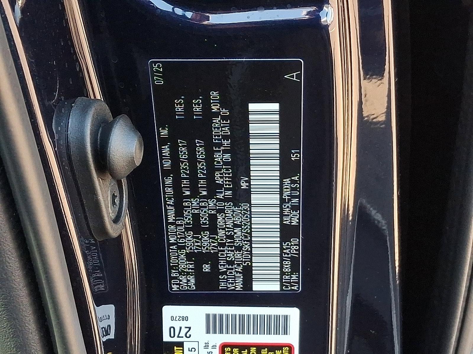 2025 Toyota Sienna XLE AWD 7-Passenger (Natl)