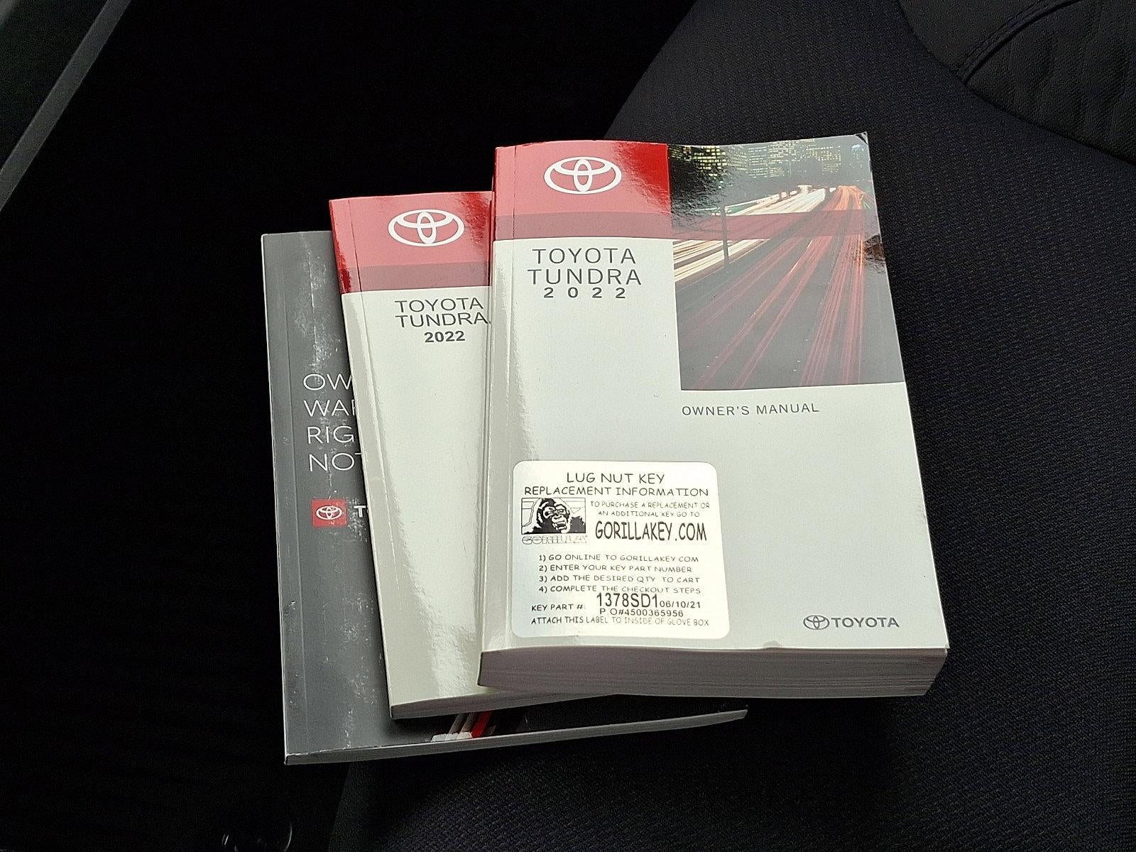 2022 Toyota Tundra 4WD 4WD SR5 CrewMax 5.5' Bed (Natl)