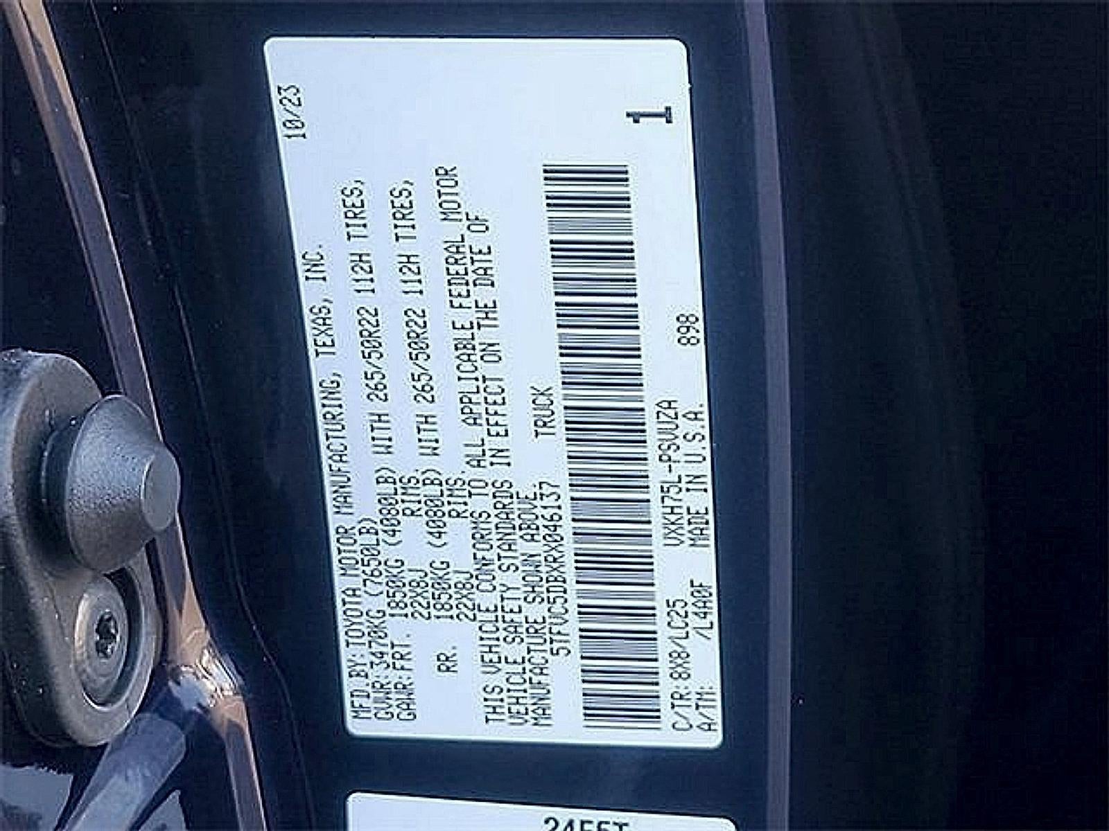 2024 Toyota Tundra 4WD 4WD Capstone Hybrid CrewMax 5.5' Bed (Natl)