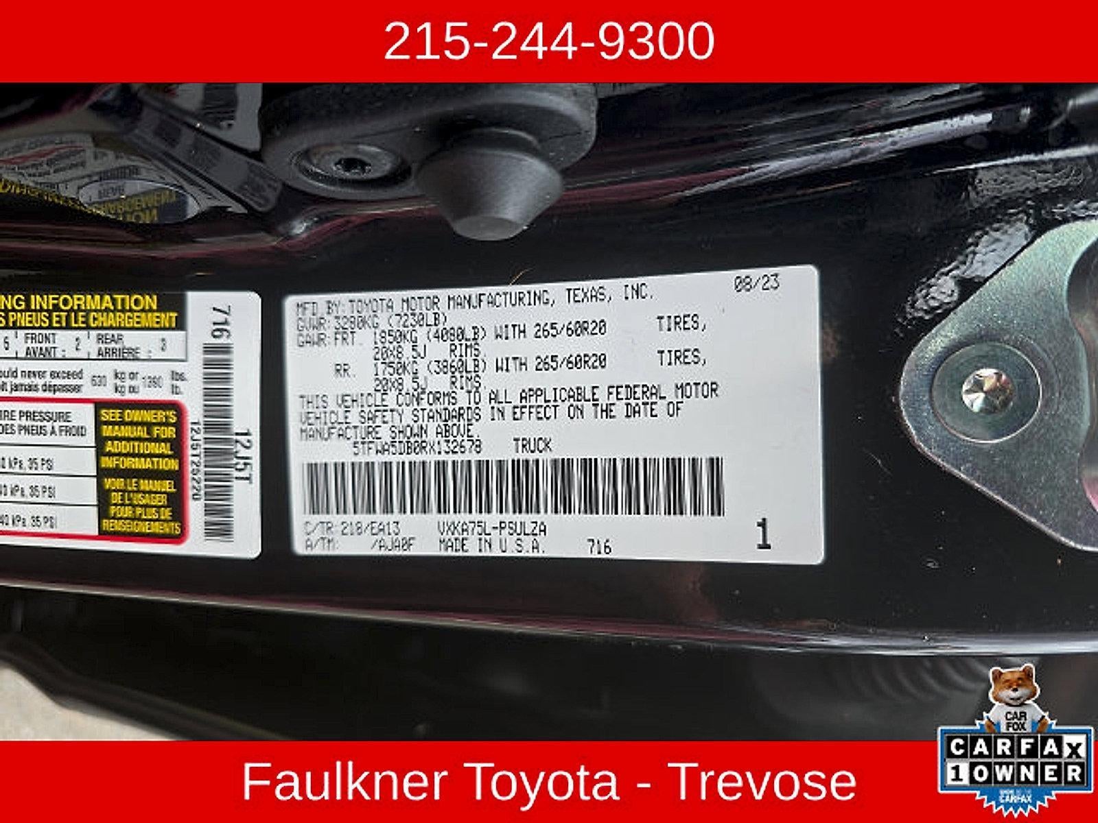 2024 Toyota Tundra 4WD 4WD Limited CrewMax 5.5' Bed (Natl)