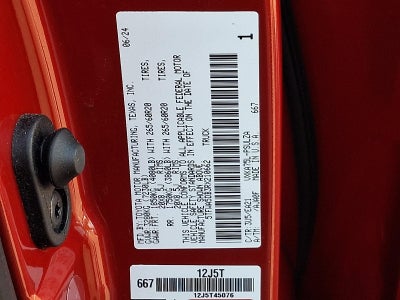 2024 Toyota Tundra 4WD 4WD Limited CrewMax 5.5' Bed (Natl)