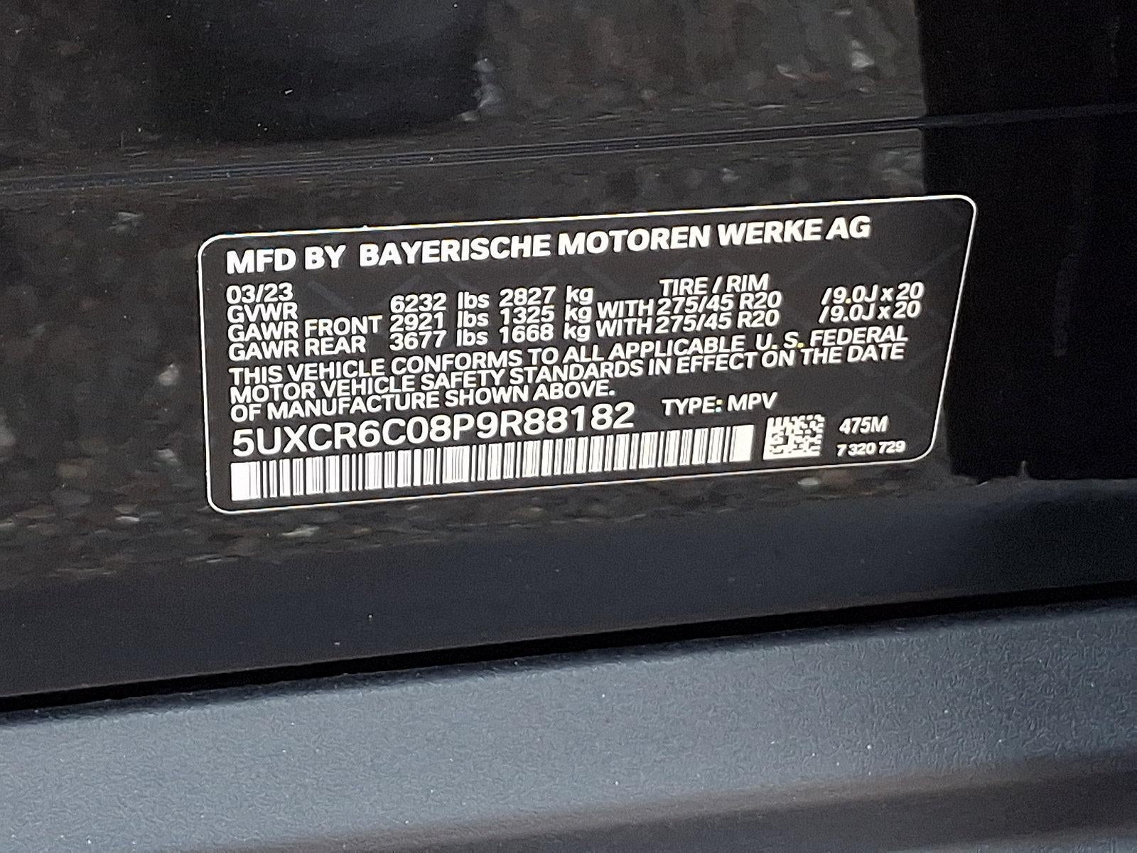 2023 BMW X5 xDrive40i Sports Activity Vehicle
