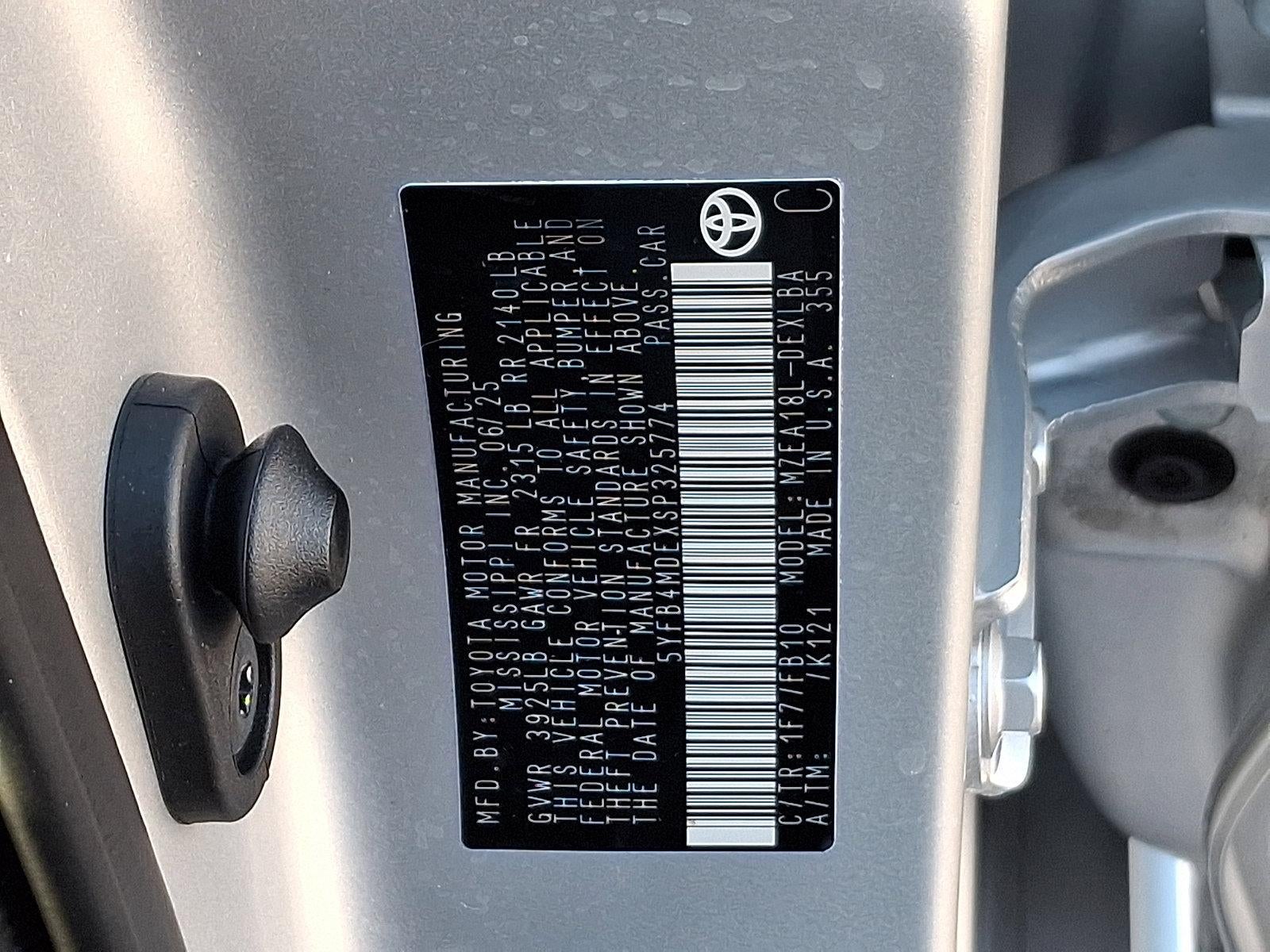 2025 Toyota Corolla LE CVT (Natl)