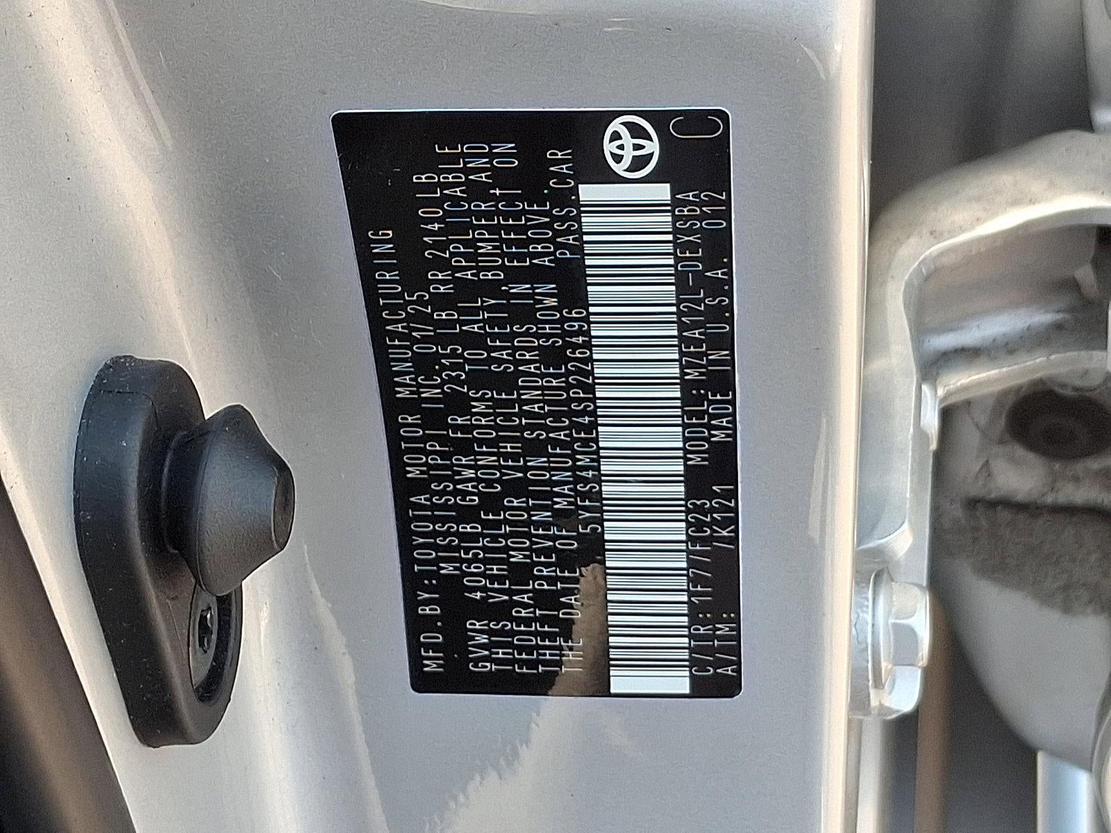 2025 Toyota Corolla SE CVT (Natl)