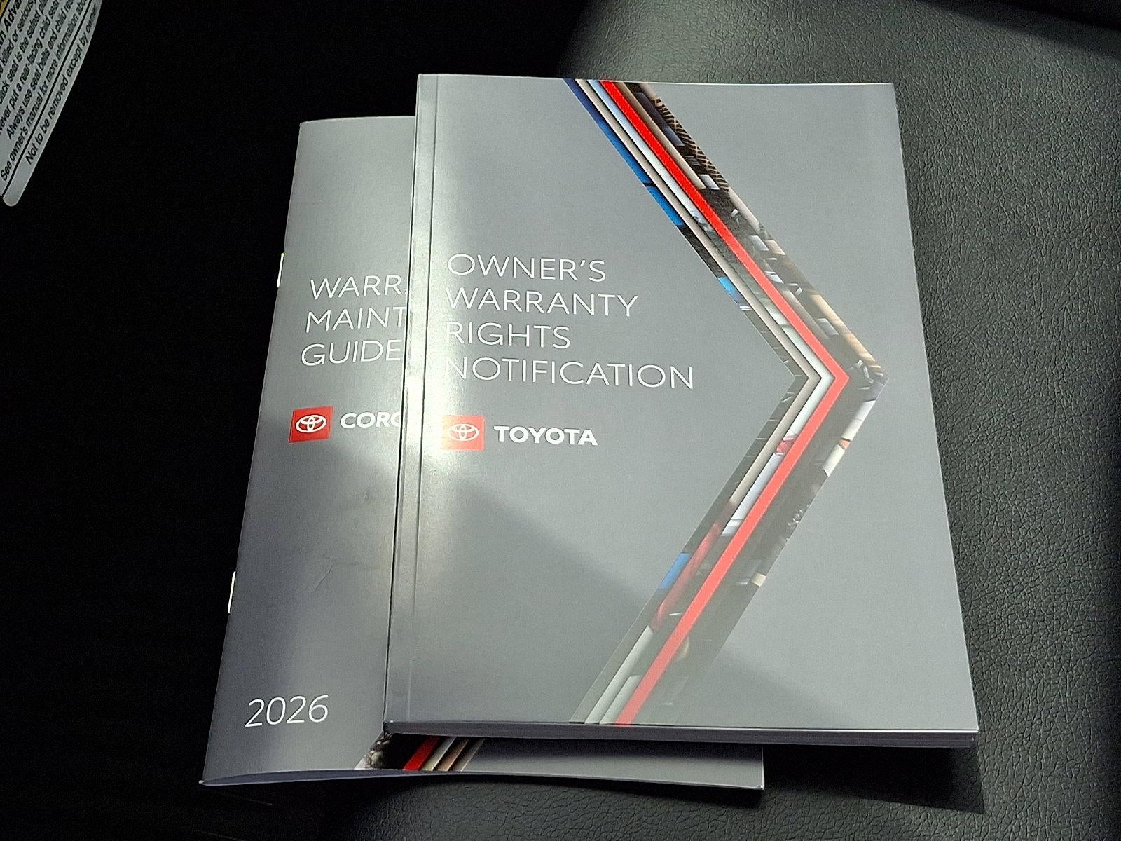 2026 Toyota Corolla XSE CVT (Natl)