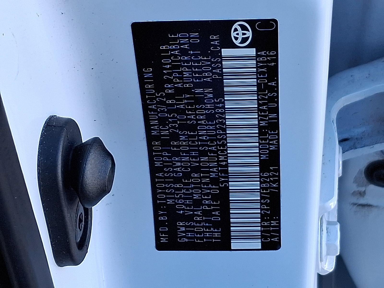 2025 Toyota Corolla XSE CVT (Natl)