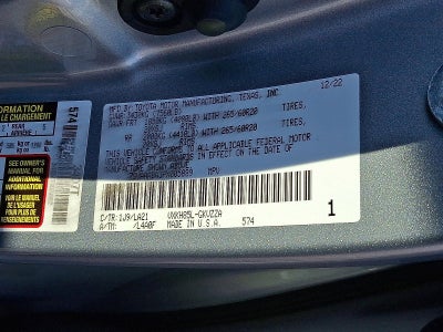 2023 Toyota Sequoia Platinum 4WD (Natl)