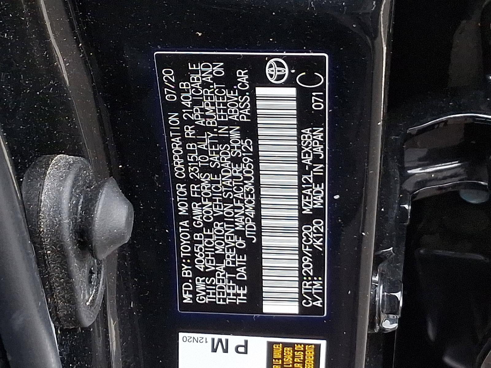 2021 Toyota Corolla SE CVT (Natl)