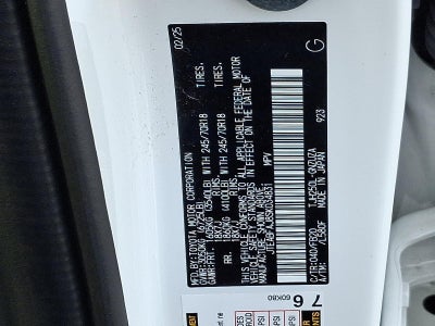 2025 Toyota Land Cruiser 1958 4WD (Natl)