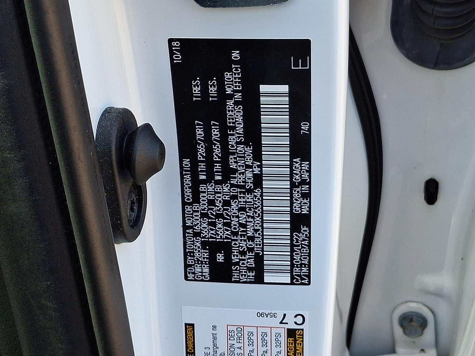 2019 Toyota 4Runner TRD Off Road Premium 4WD (Natl)