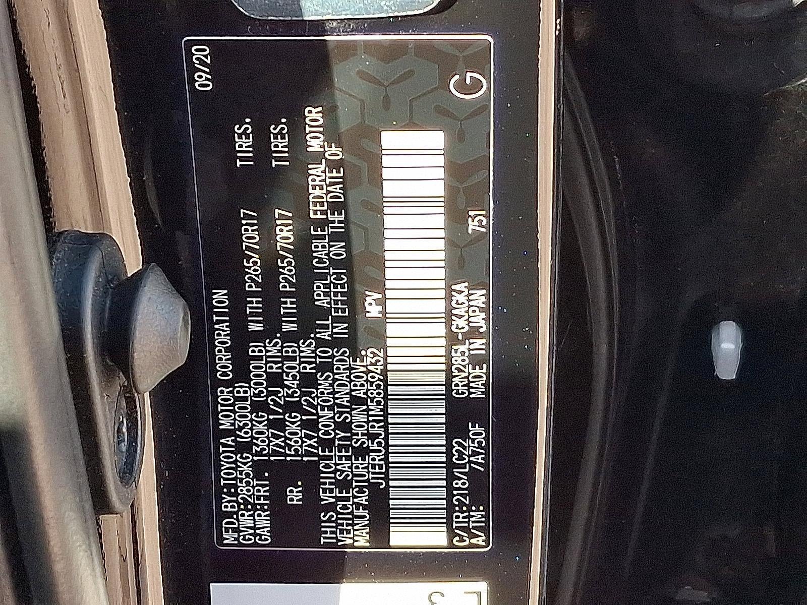 2021 Toyota 4Runner TRD Off Road Premium 4WD (Natl)