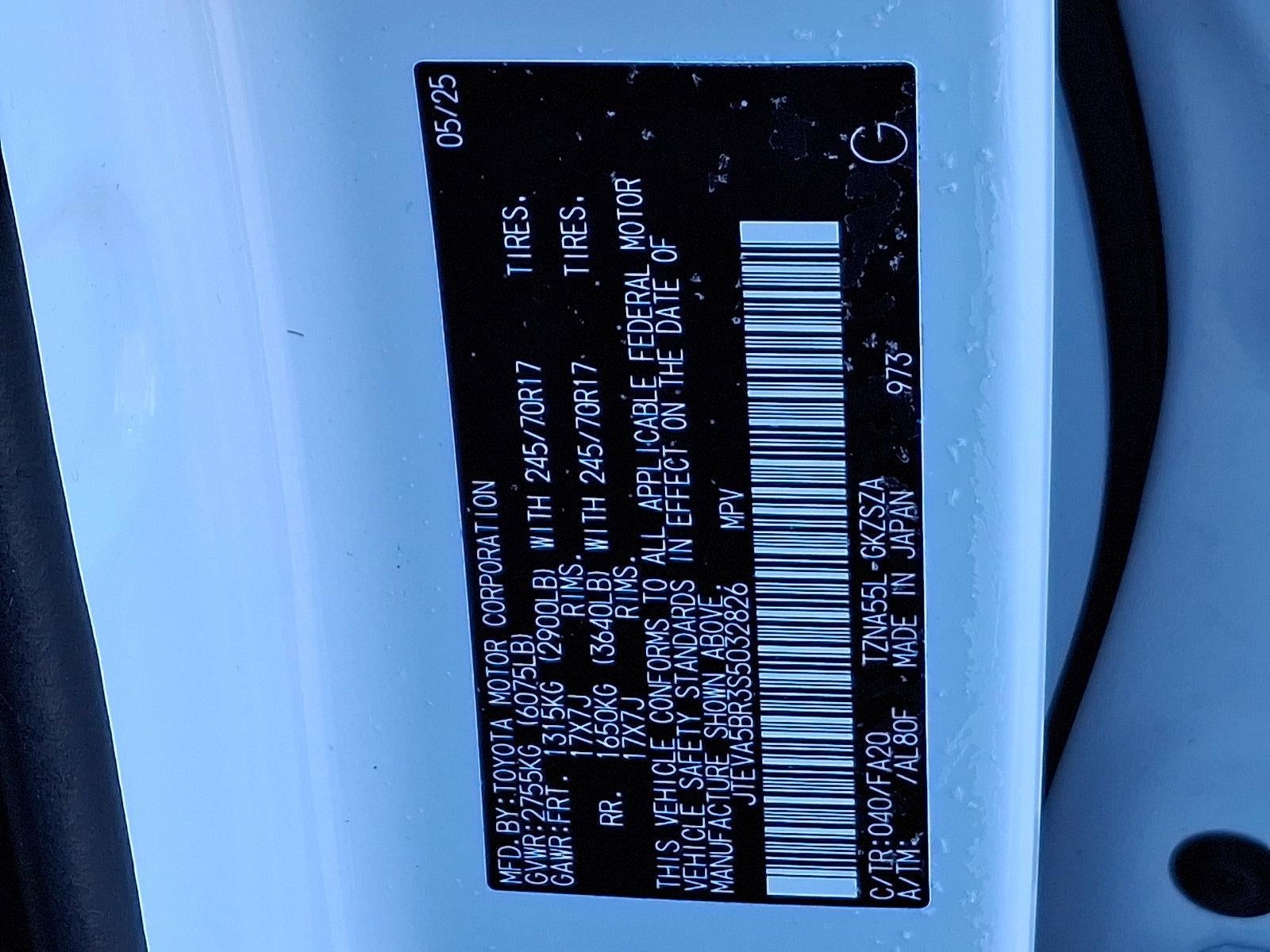 2025 Toyota 4Runner SR5 4WD (GS)