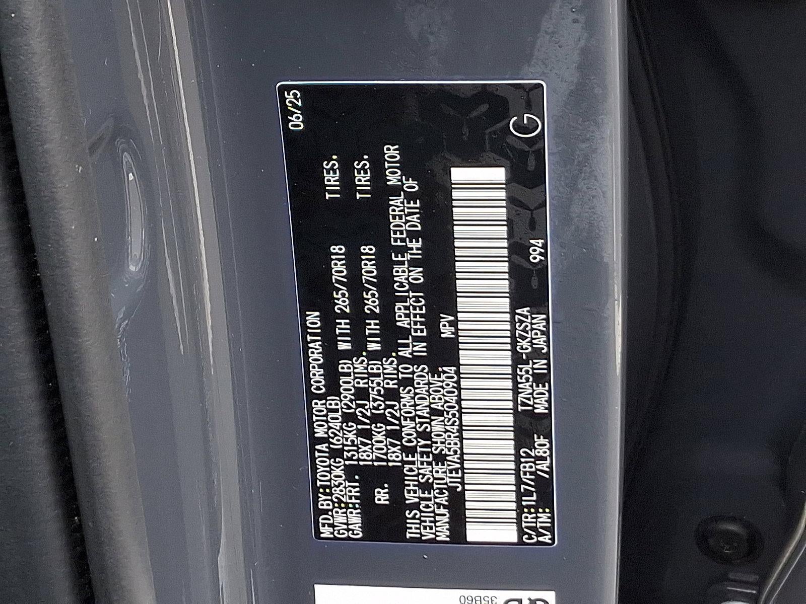 2025 Toyota 4Runner TRD Off Road 4WD (Natl)