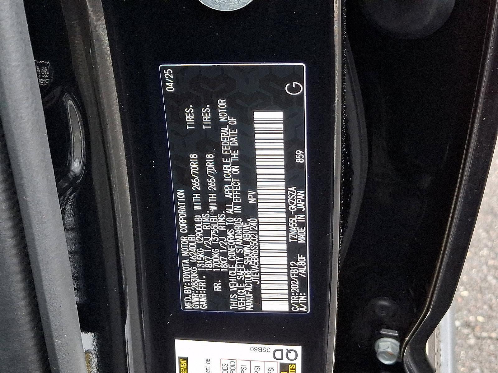 2025 Toyota 4Runner TRD Off Road 4WD (Natl)