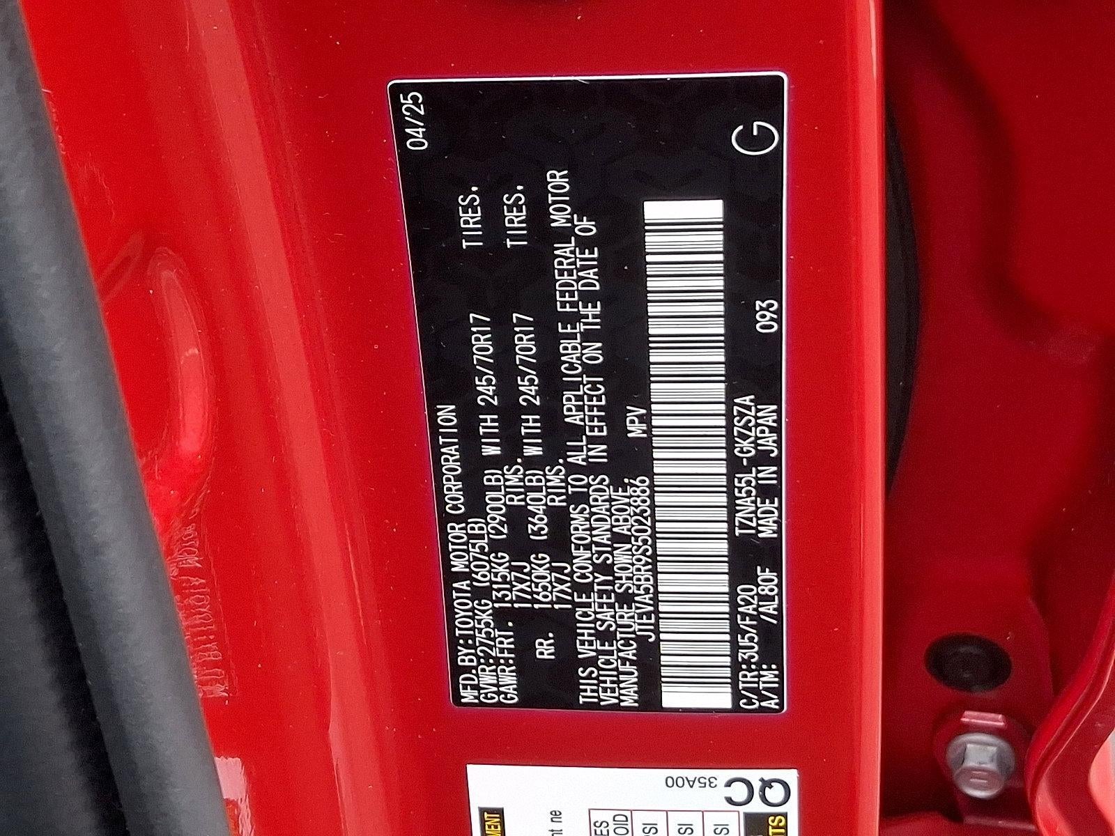 2025 Toyota 4Runner SR5 4WD (GS)