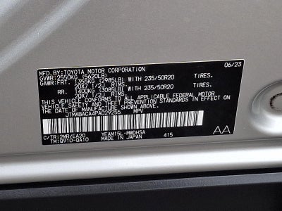 2023 Toyota bZ4X Limited AWD (Natl)